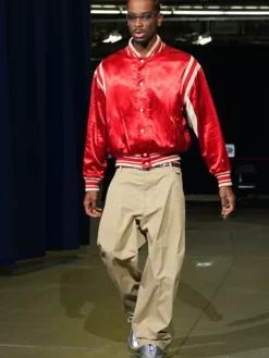 SGA Red Pop-Color Polo Ball Jacket