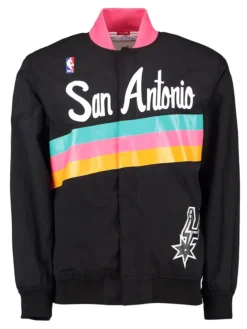 San Antonio Spurs Warm Up Black Jacket