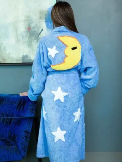 Shop-Moon-And-Stars-Blue-Bathrobe-For-Men-And-Women.webp
