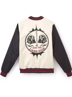 Star Wars Darth Vader White Varsity Jacket