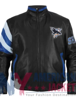 Starter Sharks Vintage Leather Jacket
