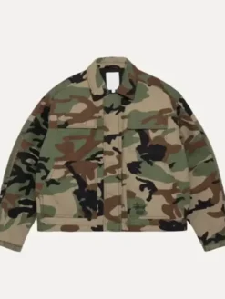 Stussy Woodland Camo Utility Work Jacket