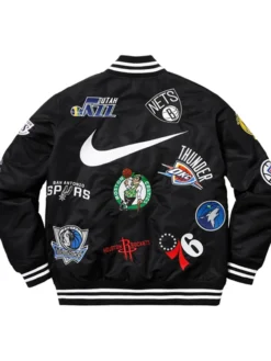 Supreme X Nike x NBA Teams Warm-Up Varsity Jacket