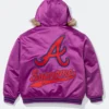 Supreme x Mitchell & Ness Atlanta Braves Purple Jacket