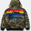 Supreme x Mitchell & Ness Denver Nuggets Camo Jacket
