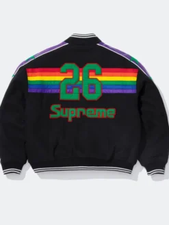 Supreme x Mitchell & Ness Denver Nuggets Varsity Jacket