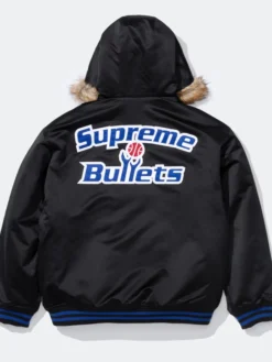Supreme x Mitchell & Ness Washington Bullets Hooded Jacket
