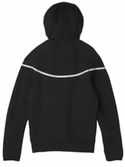 Alternative view of Tech Windrunner Reflective Black Fleece Jacket