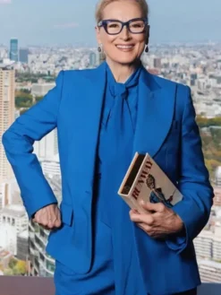 The Devil Wears Prada 2 Press Tour Meryl Streep Blazer