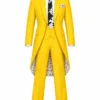 Jim Carrey The Mask Movie Yellow Costume Suit