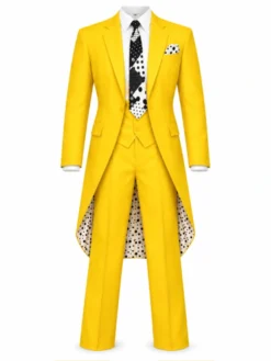 Jim Carrey The Mask Movie Yellow Costume Suit