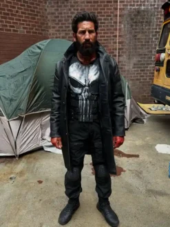 The Punisher Leather One Last Kill Coat
