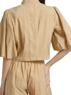 The View 2026 Joy Behar Cropped Beige Jacket