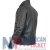 Theo James Divergent Black Leather Jacket