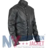 Theo James Divergent Leather Black Jacket