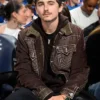 Timothee Chalamet Knicks vs 76ers Corduroy Jacket