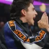 Timothée Chalamet Knicks vs. Cavs Leather Final Jacket