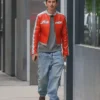 Timothee Chalamet NY Knicks 2026 Playoff Avirex Leather Jacket