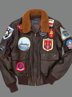 Tom-Cruise-Maverick-Top-Gun-G-1-Flight-Aviator-Bomber-Brown-Leather-Sherpa-Jacket.webp