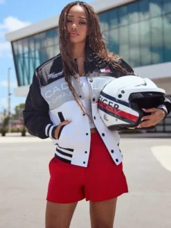Tommy Hilfiger x Cadillac F1 Team Miami Varsity Jacket