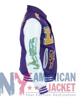 Varsity Louis Vuitton Purple Jacket
