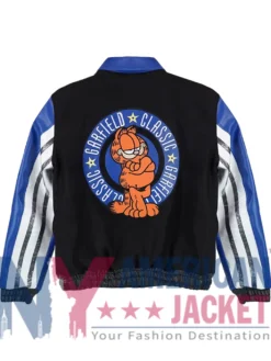 Vintage 90s Garfield Classic Paws Bomber Jacket