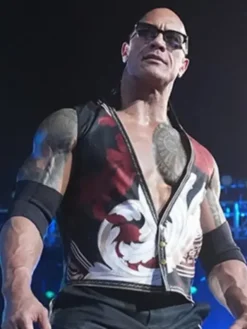 WWE WrestleMania 40 The Rock Black Vest