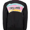 Warm Up San Antonio Spurs Black Jacket