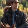 Wes Bentley Dutton Ranch S01 Black Jacket