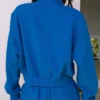 Women's Parke Summerland Mockneck Blue Zip-Up Jacket