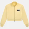 Women's Parke Summerland Mockneck Yellow Zip-Up Jacket