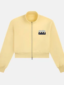 Women's Parke Summerland Mockneck Yellow Zip-Up Jacket