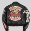 Womens Pelle Pelle American Bruiser Black Crop Jacket