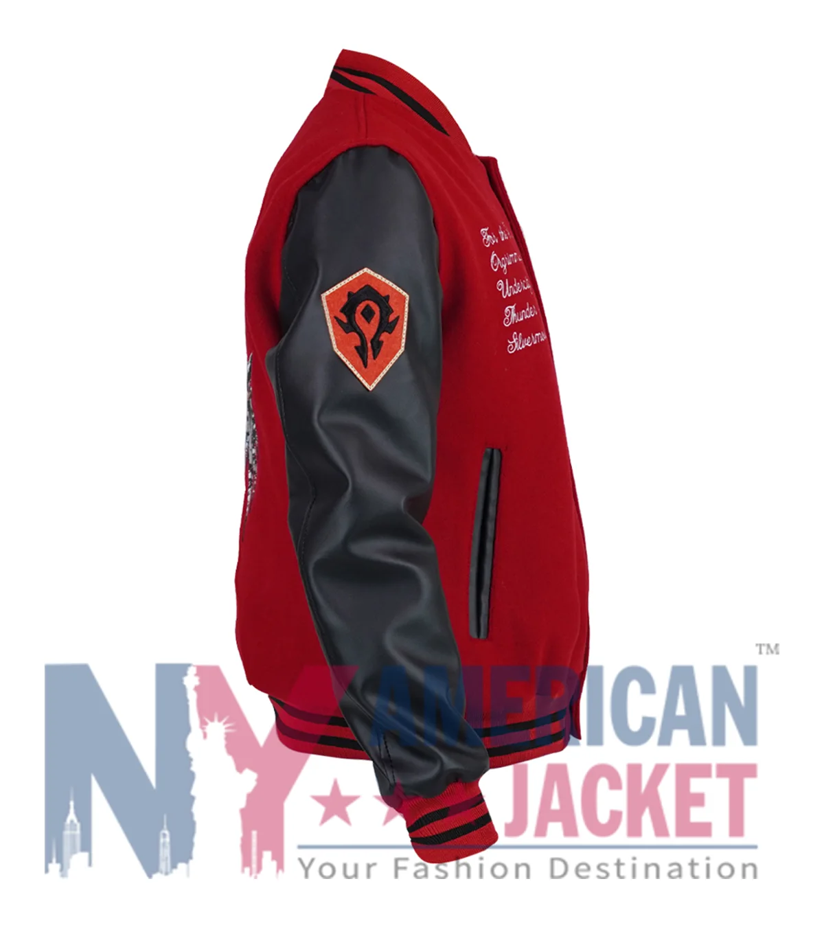 World Of Warcraft Varsity Horde Jacket