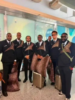 2026 FIFA World Cup DR Congo Team Leopard Print Suits