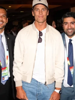 2026 FIFA World Cup Tom Brady Beige Jacket