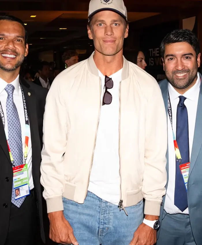 2026 FIFA World Cup Tom Brady Beige Jacket