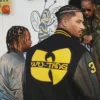 2026 Pro Basketball Finals Halftime Game 4 Wu-Tang Black Varsity Jacket