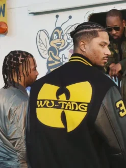 2026 Pro Basketball Finals Halftime Game 4 Wu-Tang Black Varsity Jacket