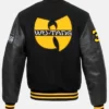 2026 Pro Basketball Finals Halftime Game 4 Wu-Tang Black Varsity Jacket Back