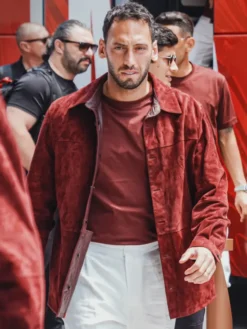 2026 Turkey World Cup Burgundy Velvet Jacket