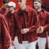 2026 Turkey World Cup Velvet Burgundy Jacket