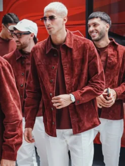2026 Turkey World Cup Velvet Burgundy Jacket