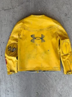 424 x Under Armour Leather Yellow Jacket