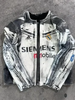 424 x Under Armour Real Madrid Leather Jacket For Sale