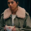 Abby Chilukuri Not Suitable For Work S01 Collar Fur Jacket