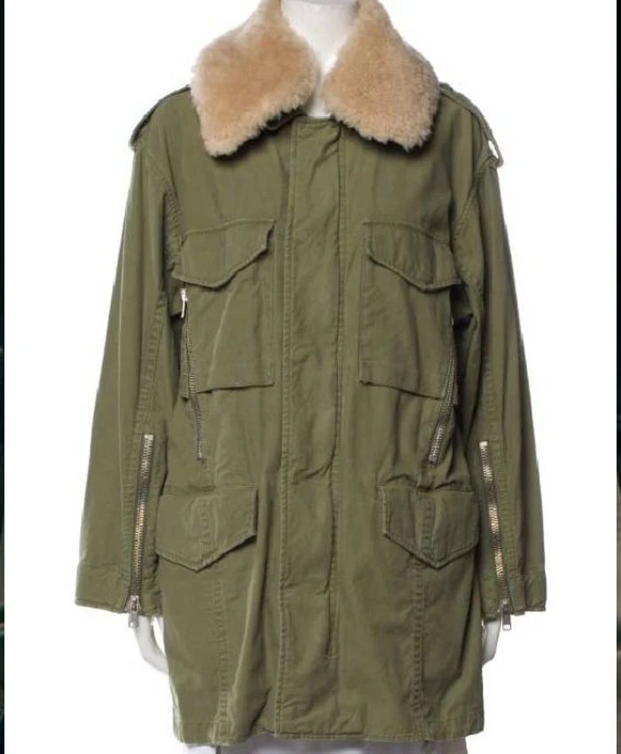 Abby Chilukuri Not Suitable For Work S01 Fur Collar Jacket