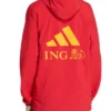 Adidas Belgium Tiro Travel Red Windbreaker Jacket