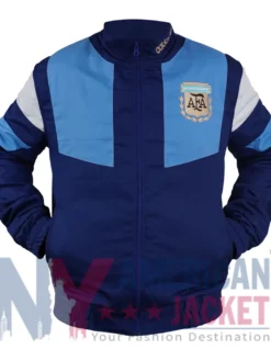 Adidas FIFA World Cup 2026 Argentina EQT Navy Blue Track Jacket front view