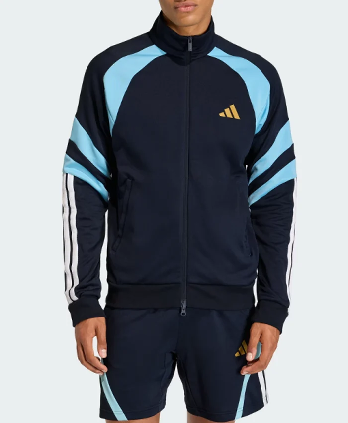 Adidas House of Tiro Nations Pack Track Jacket Navy Blue Front